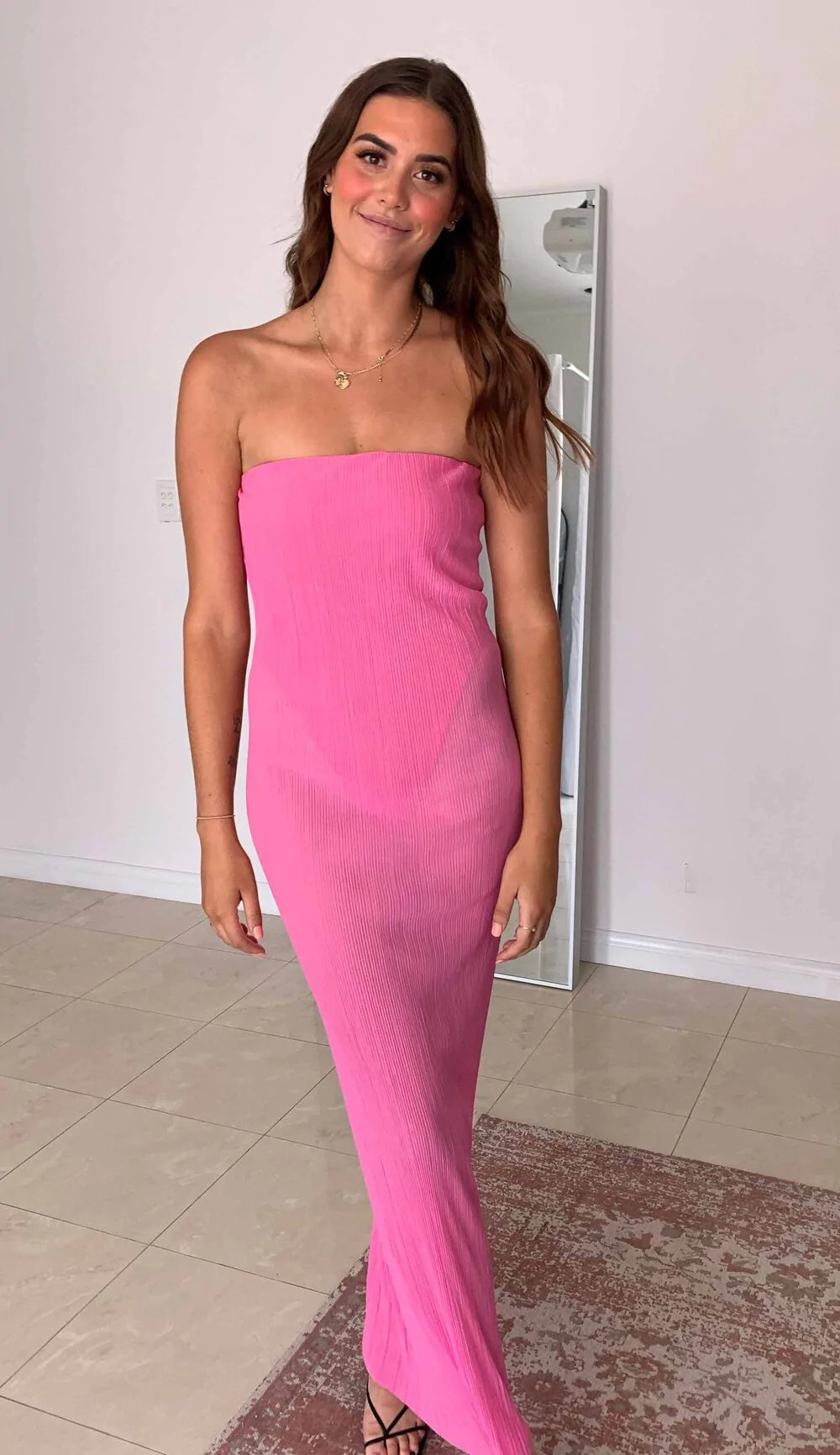 Natalie Rolt - Charli Dress Pink
