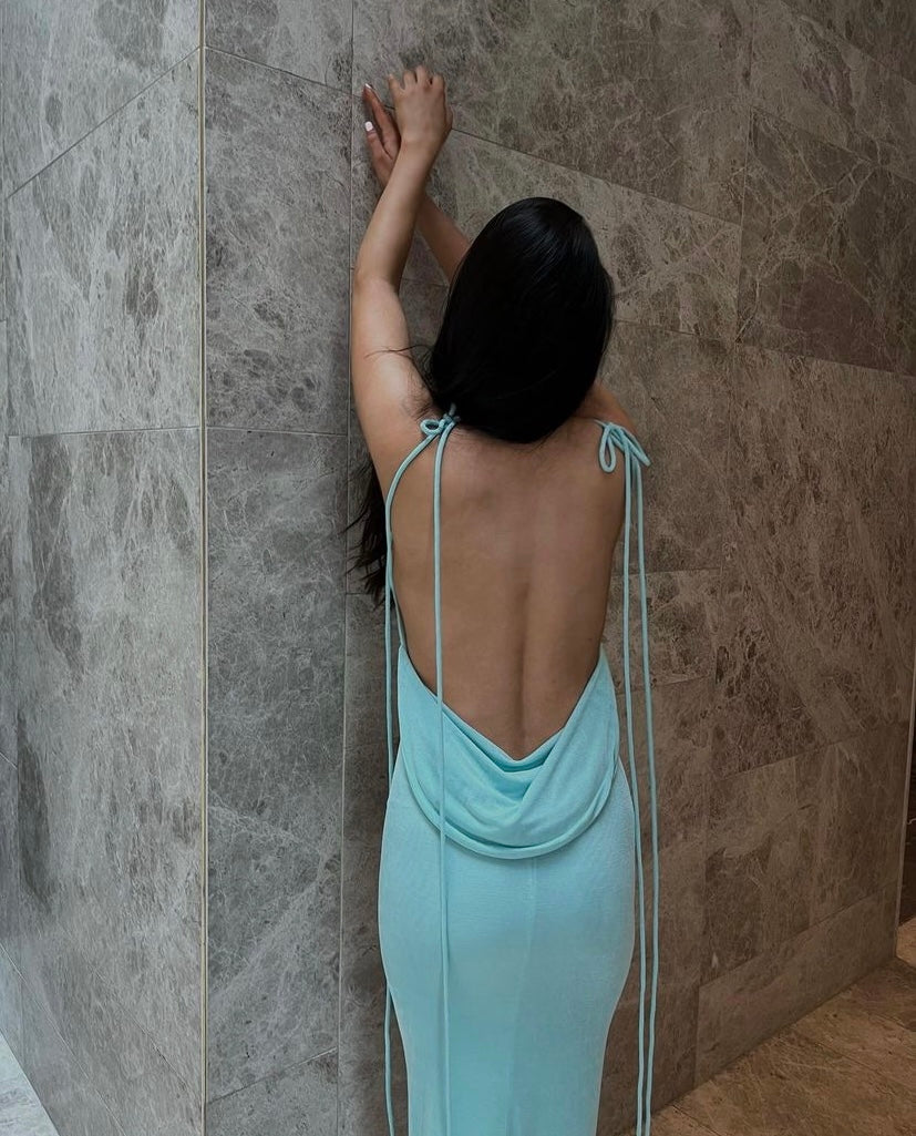 Melani the Label - Cristina Gown in Aqua